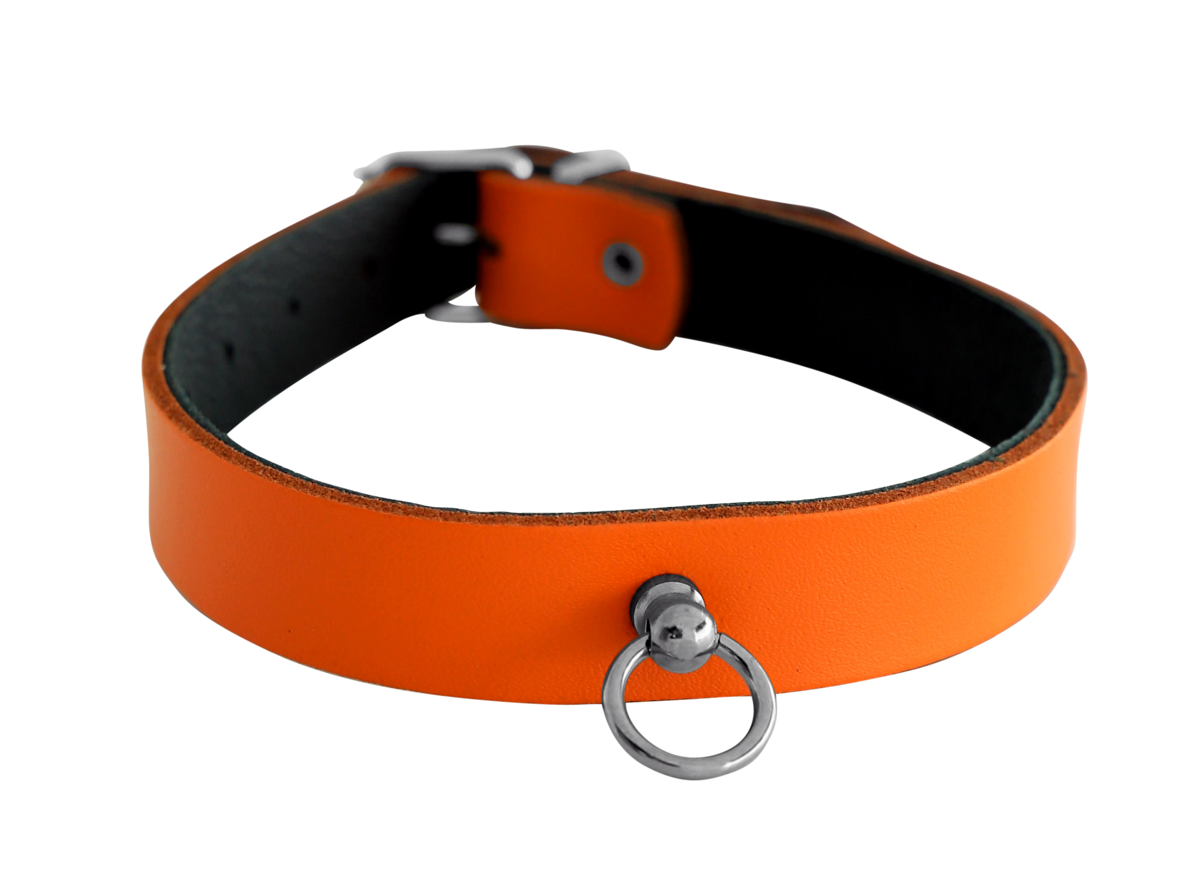 Choker - Halsband der O - Orange