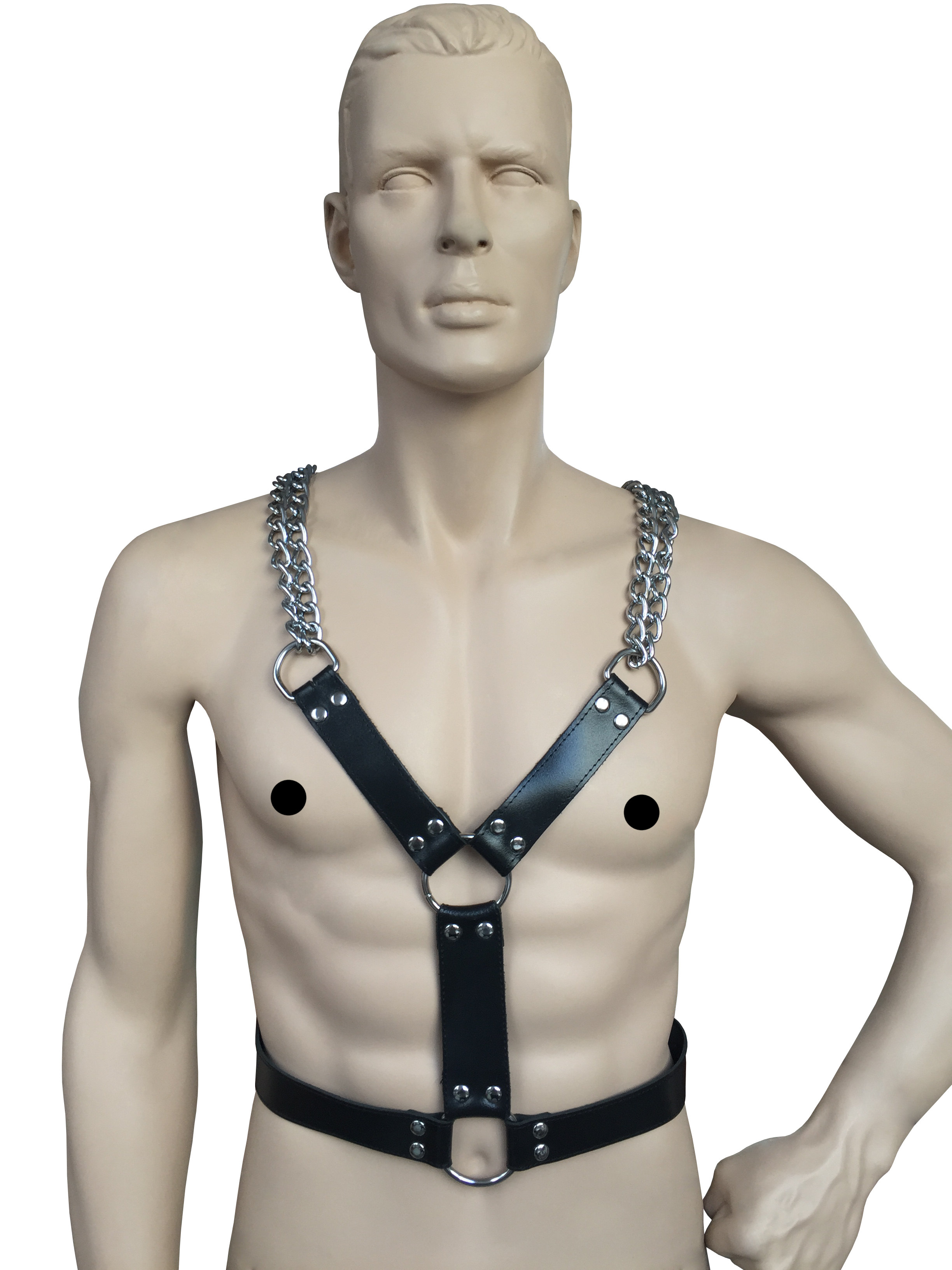 Männerharness mit Handfessel
