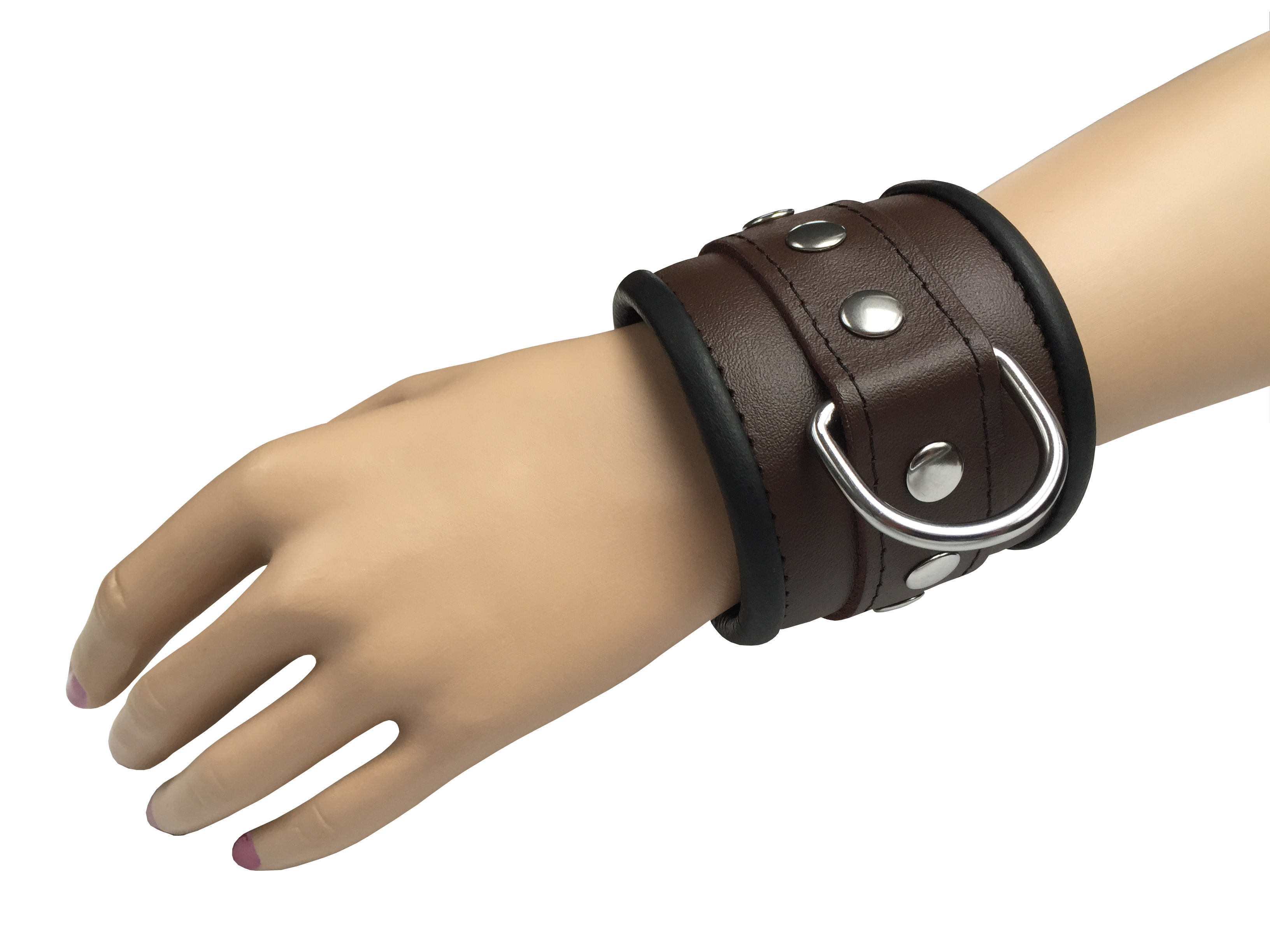 Leder Handfessel Braun