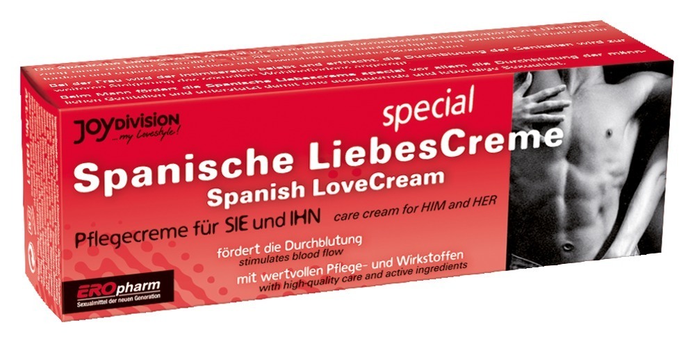 Spanische LiebesCreme special – Intimpflegecreme für Penis & Vulva, 40 ml
